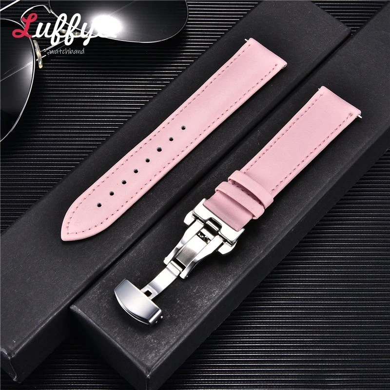 Luxury Leather Watch Band - Premium 20mm/22mm Strap Replacement
