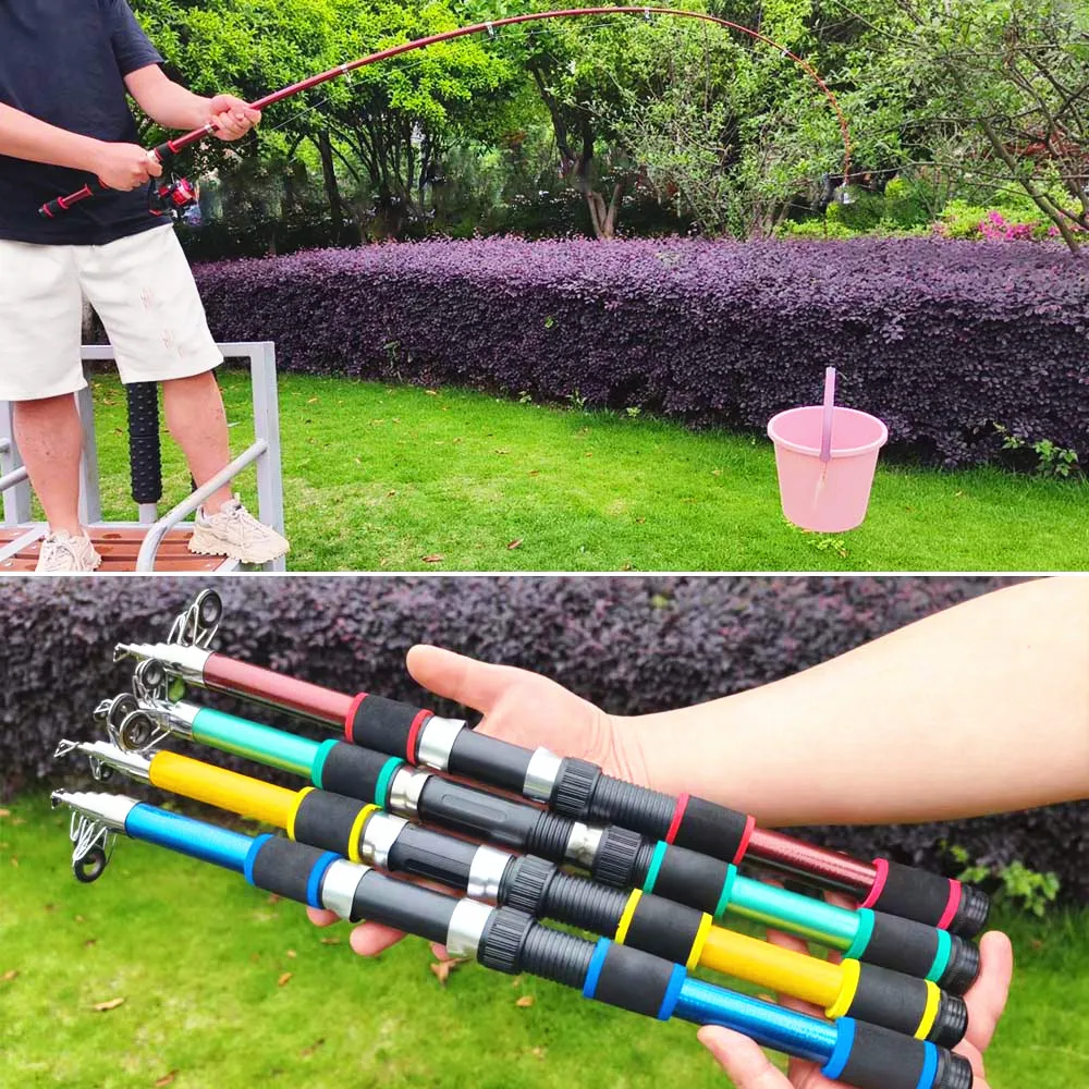 Santa King Telescopic Fishing Rod & Reel Full Kit with Baits and Hooks 5