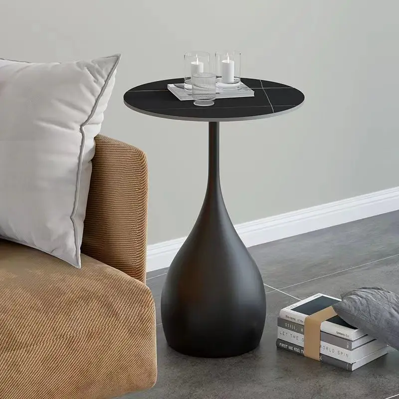 

New Modern Simple Balcony Casual Small Coffee Table Ins style household Living Room Sofa Round Corner Small Round Table