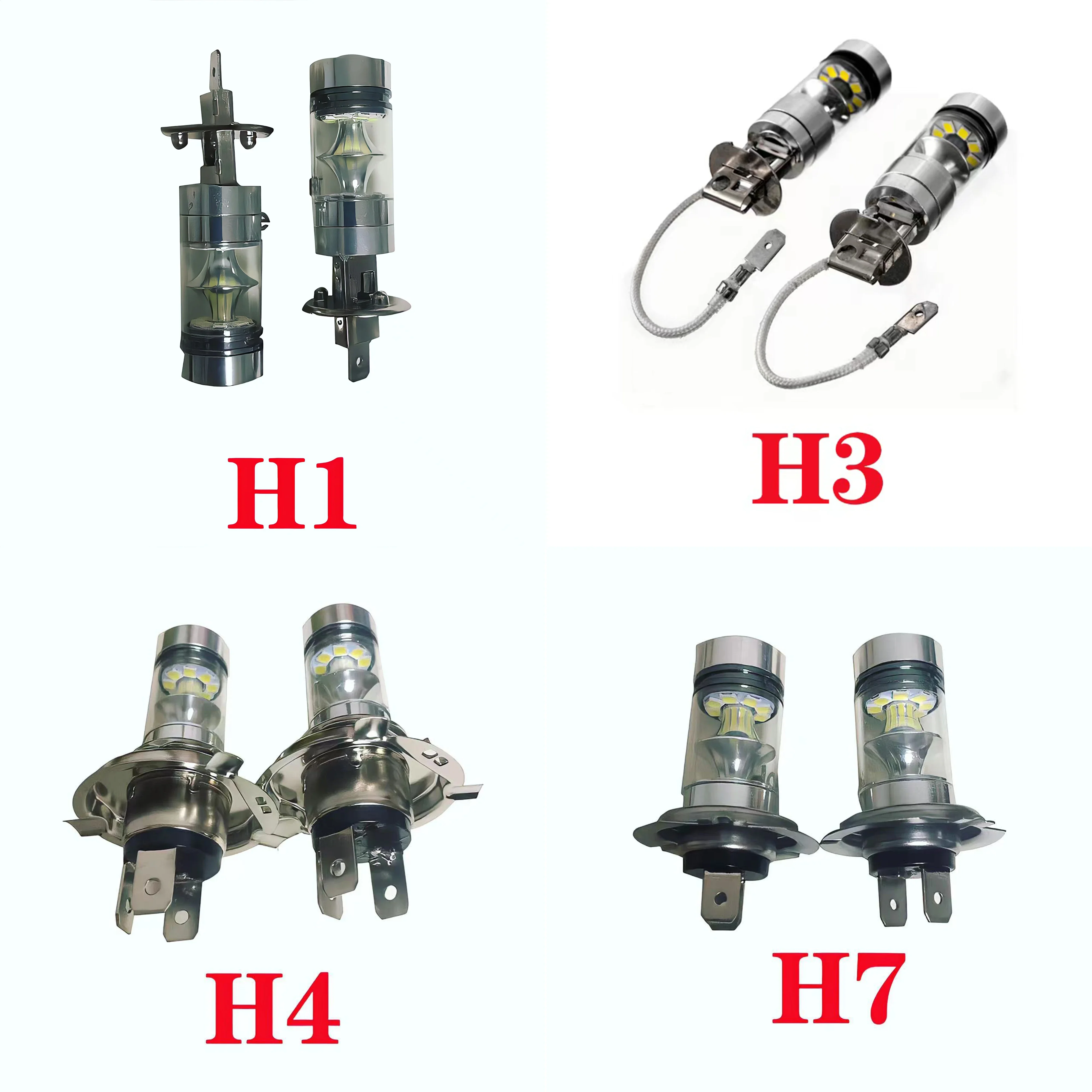 Рисунок 6 - автомобильные лампы 100 Вт H1 H3