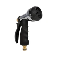 1pc high-pressure water spray gun nozzle, 16mm quick connect, 3/4 inch thread, plastic, used for lawns, gardens, car wash 1