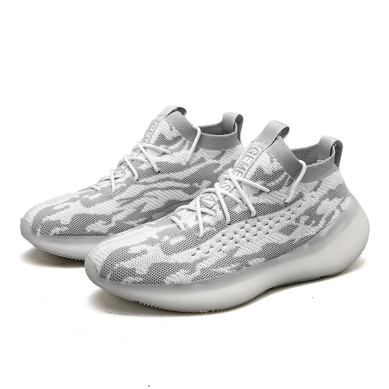 نسيج حرير KPU جيد التهوية بنمط الزوجين ، نعل خارجي...