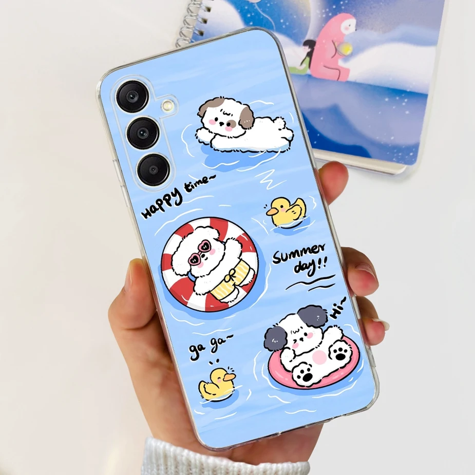 Luxury Painted Clear Silicone Case - Artistic Protective Cover