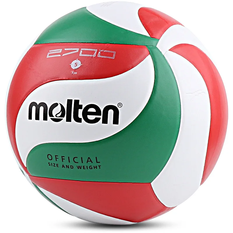 Original Molten V5M5000 Volleyball Standard Size 5 PU Ball for Students Adult and Teenager Competition Training Outdoor Indoor