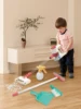 Vacuum cleaner, sanitary ware, playhouse, playset Suitable for children over 3 years old Pretend to sweep the floor clean 1