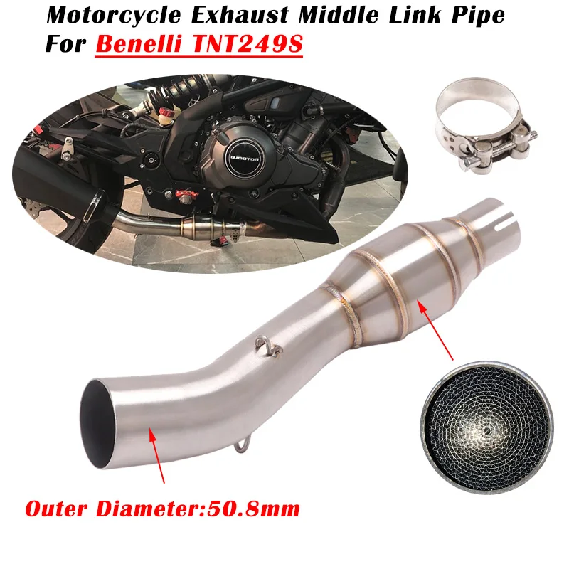 ベネリ TNT 249S TNT249S オートバイの排気エスケープシステム修正され
