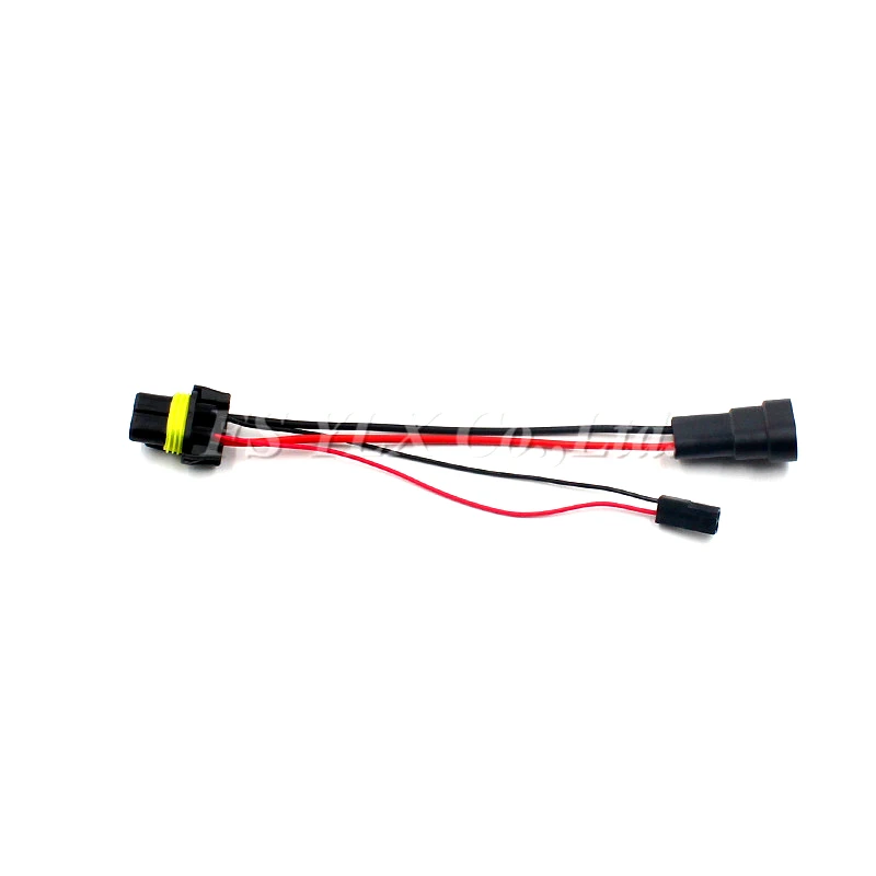 FSYLX 2pc 9005 hb3 9006 hb4 H1 D2S 용 하이 빔 HID Bi-제논 어댑터 HID Bi-제논 헤드 라이트 개조 하네스 소켓 케이블