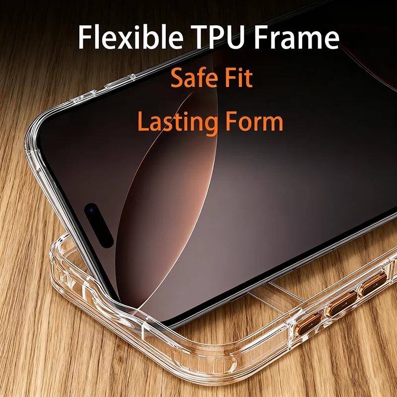Ultra Slim Luxury Magnetic Shockproof Phone Case for iPhone 17 Air 16e 15 14 13 Pro Max for Magsafe Wireless Charge Cases Cover