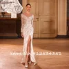 Customized Robe Mariee 2 in 1 Long Sleeve Ball Gown Wedding Dress Illusion Back Vestido De Novia Beading Appliques Gelinlik 3