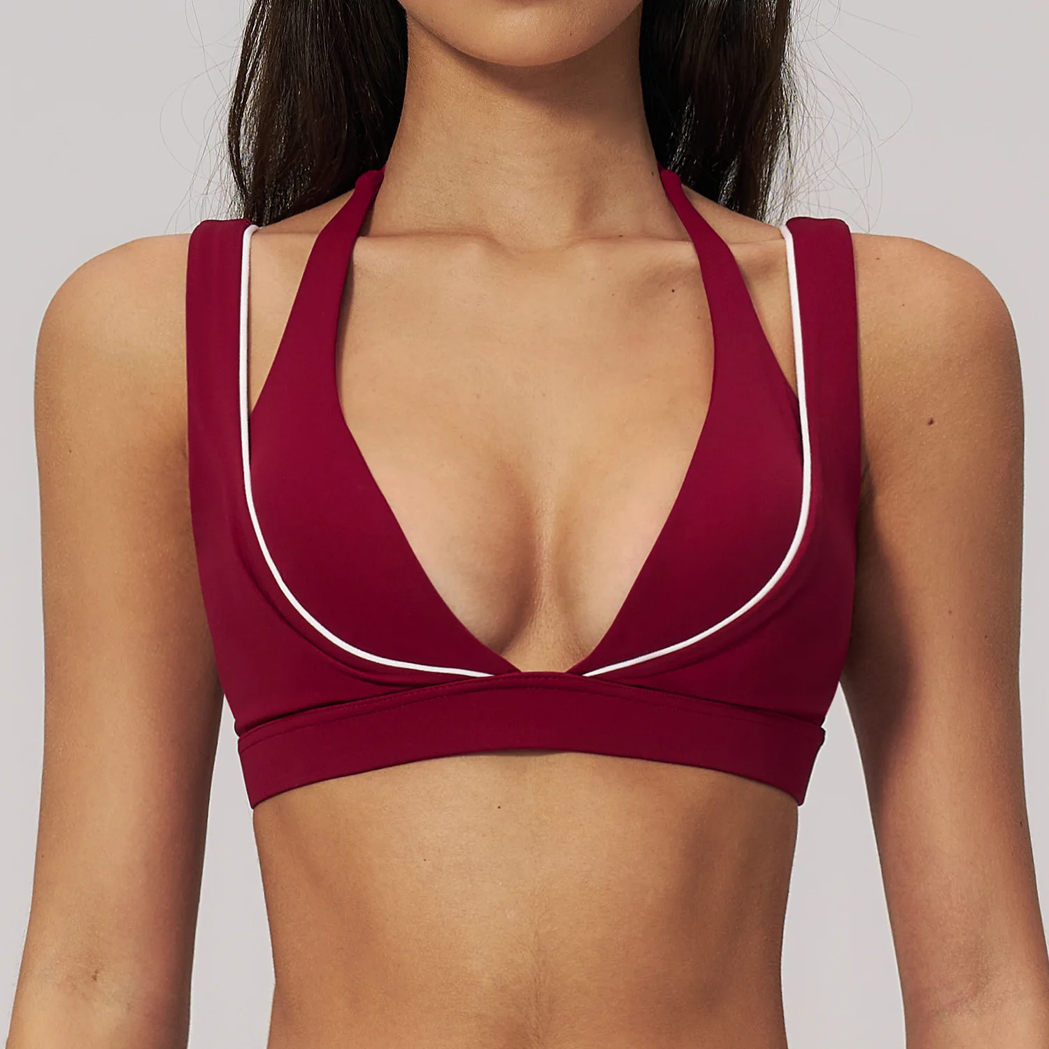 Yoga Underwear Women Sports Bra Breathable Shock Proof Gym Workout Fitness Push up Top Yoga Running Active Sportswear Vest Bra 1