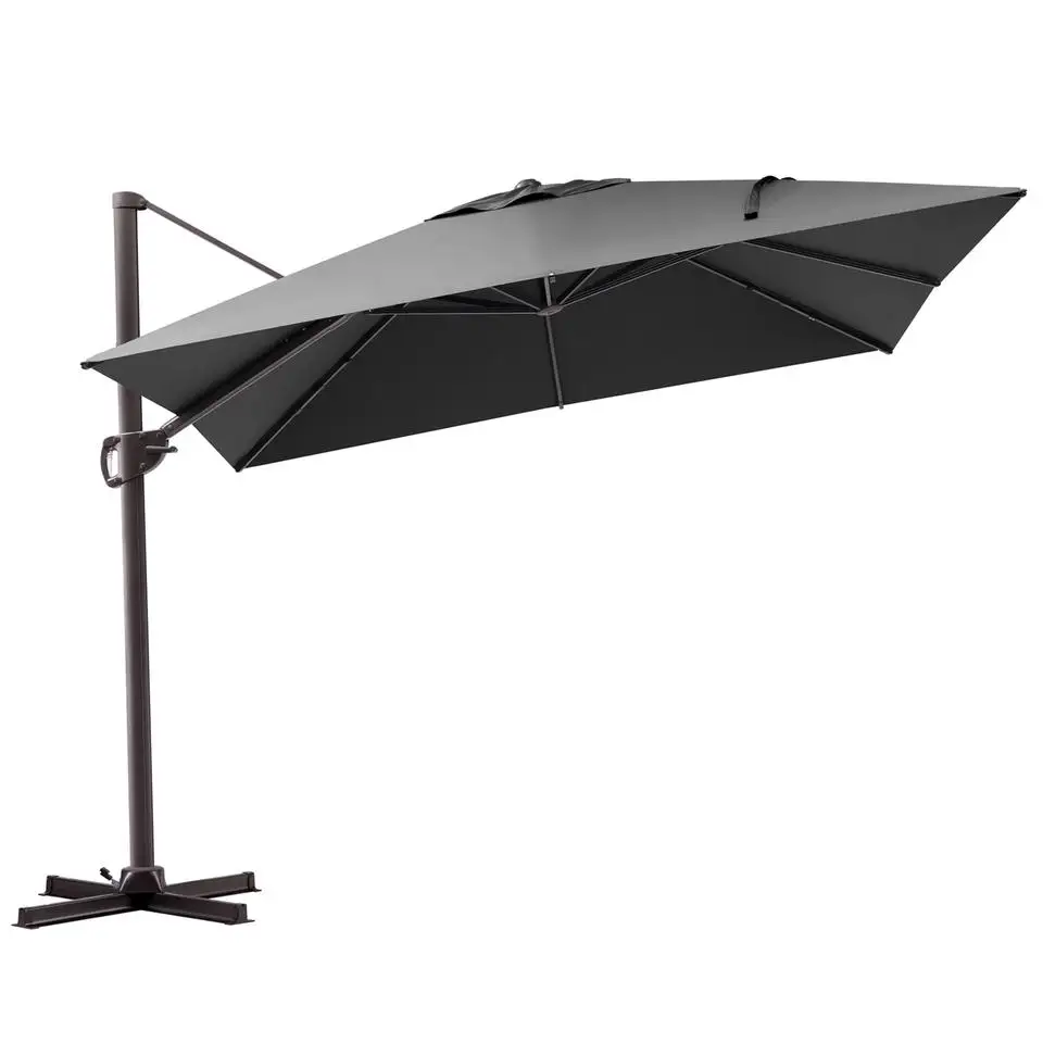 Outdoor Furniture Garden Umbrella Cantilever Large Parasol 3.5m Patio Parasol Economic Umbrellas For Beach