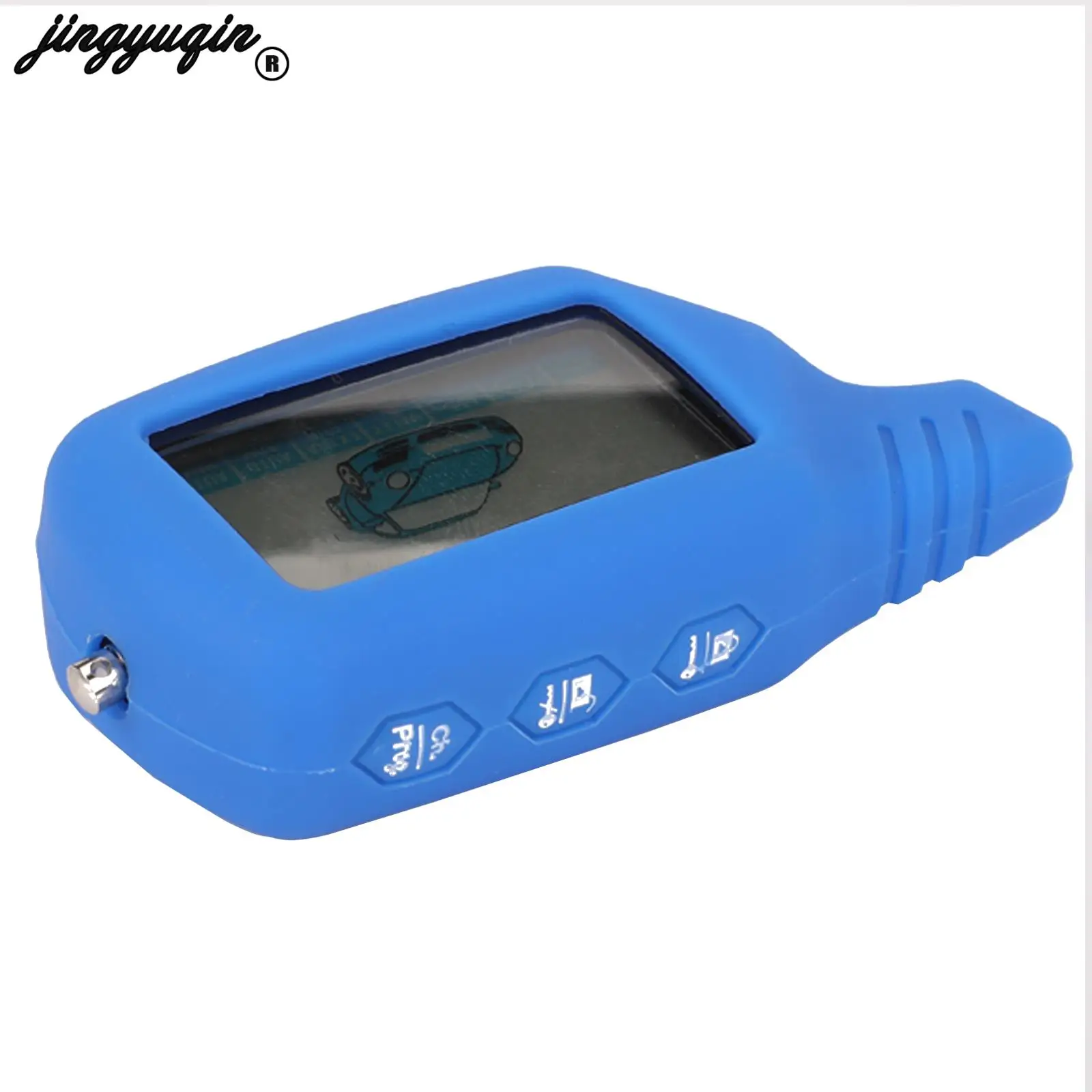 B9/B6 Silicone Case Key Cover for Starline B91/B61/A91/A61 KGB FX-5 Jaguar ez-one LCD Keychain Car Remote 2 Way Alarm key case cover remote control case cover