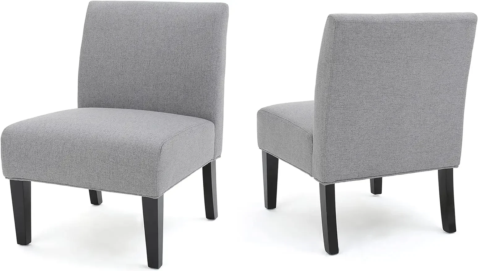 

Christopher Knight-Grey Fabric Accent for Home, Set of 2 Chairs, Chairs