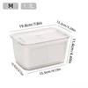 1-Piece Refrigerator Container with Removable Colander Leak-proof Food Storage Container Keeps Fruits, Vegetables and Meat Fresh 2