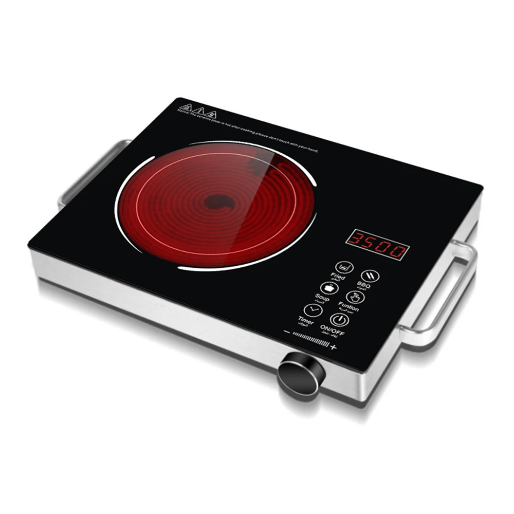 2200W Electric Ceramic Heater High Power Induction Hobs Cooktop Intelligent Hot Pot Stove With Timer Infrare Heating Furnace induction cooker electric stove boiler