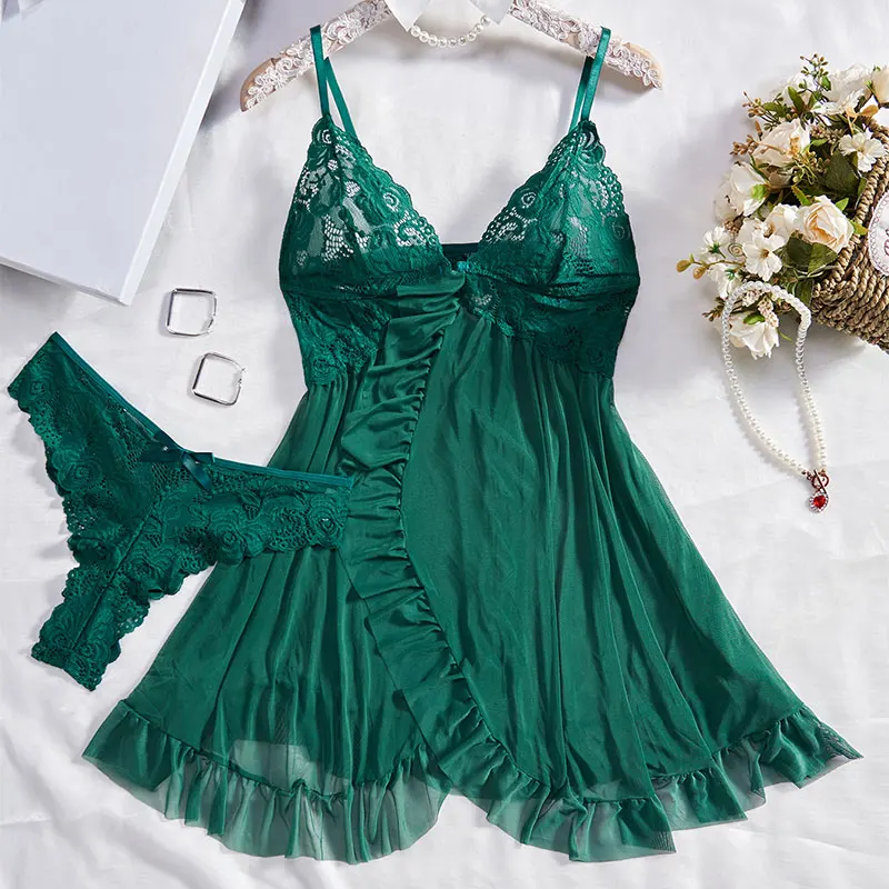 Sexy Sleepwear For Sleeping Night Dress Women Lingеrie Sets - Image 2