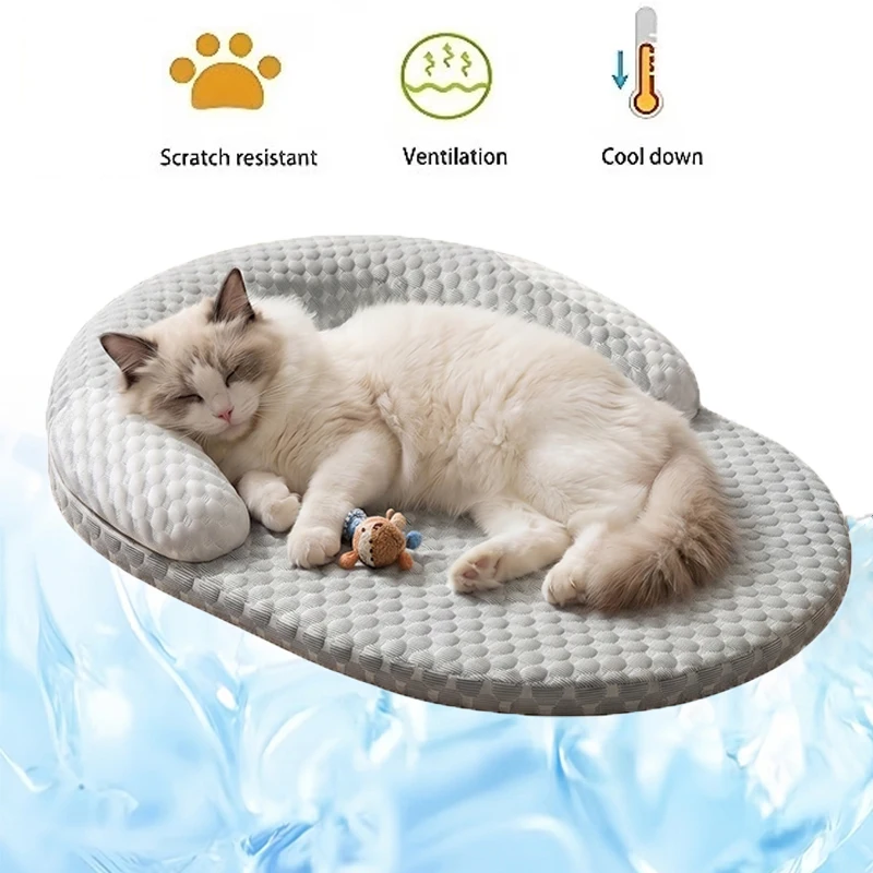 Kühlmatte Für Hunde Und Katzen Aus Eisseide Für Den Sommer_voghion.com