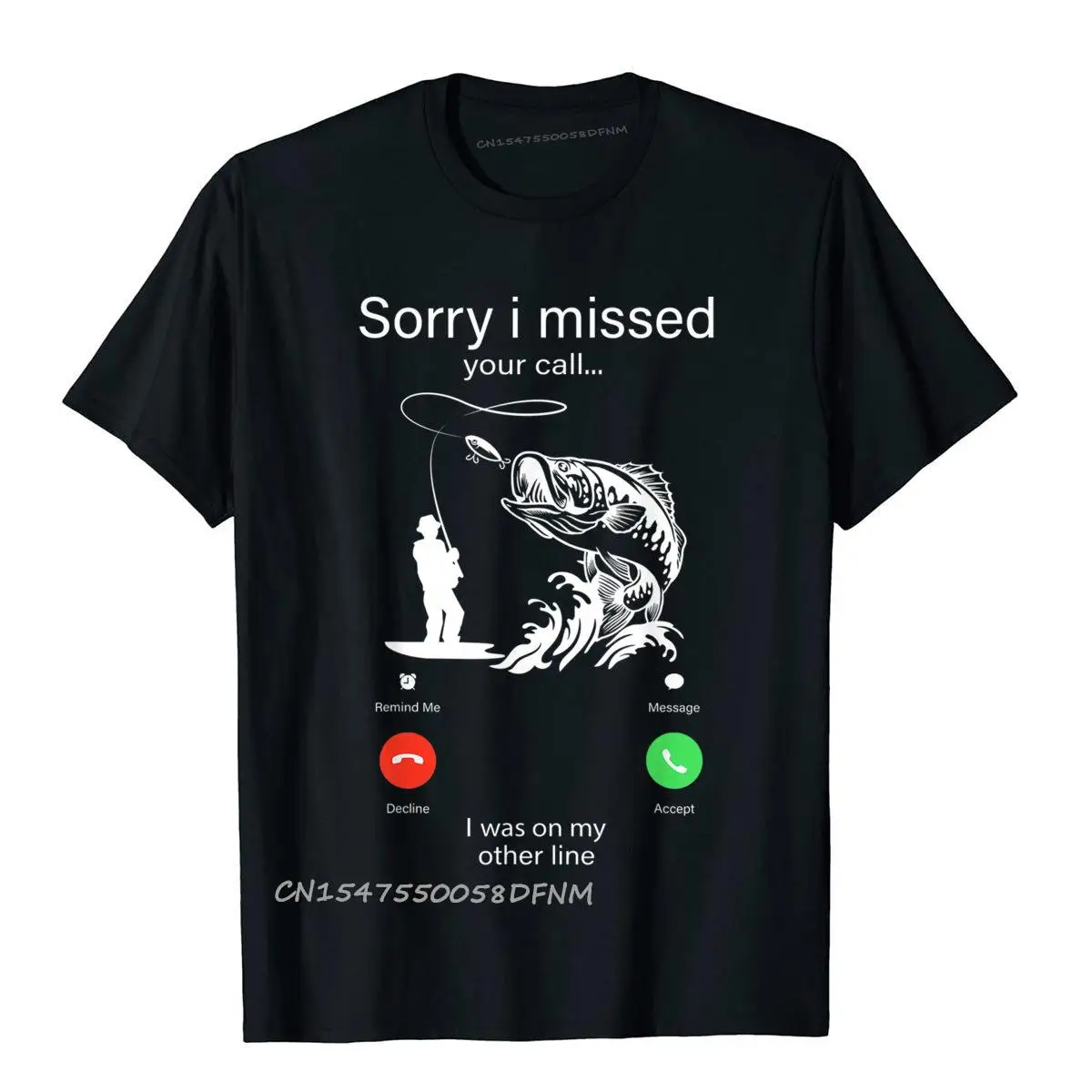 

Sorry I Missed Your Call Top T-Shirts Special Street Premium Cotton Man Tops Shirts Japan Style