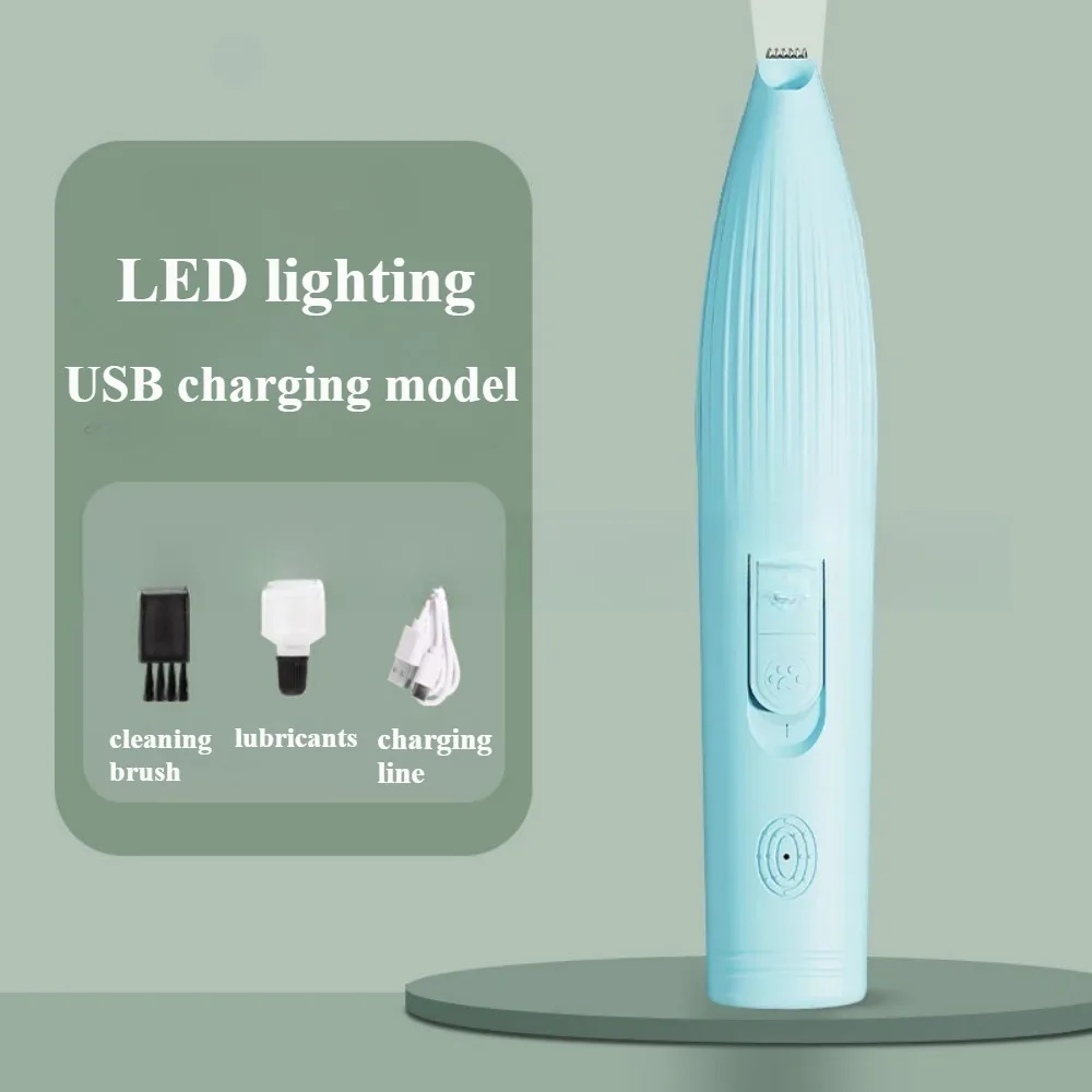 Dog Grooming Clippers Cordless Cat Puppy Clipper Low Noise Electric Pet Trimmer For Trimming Hair Around Paws Ears