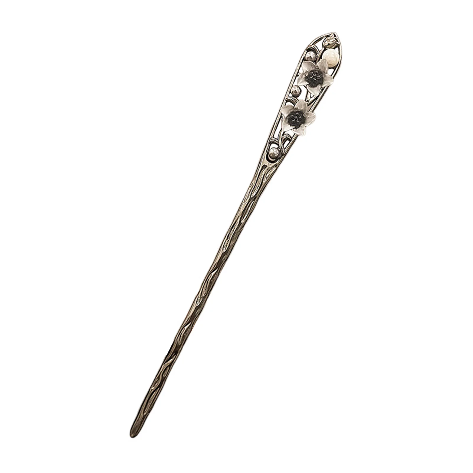 Fee Legierung Haar Sticks Gabeln Frauen Mädchen Pferdeschwanz Halter Schmuck Blume Kristall Perlen Quaste Designs Retro Chinesische Haarnadeln – Detail 7