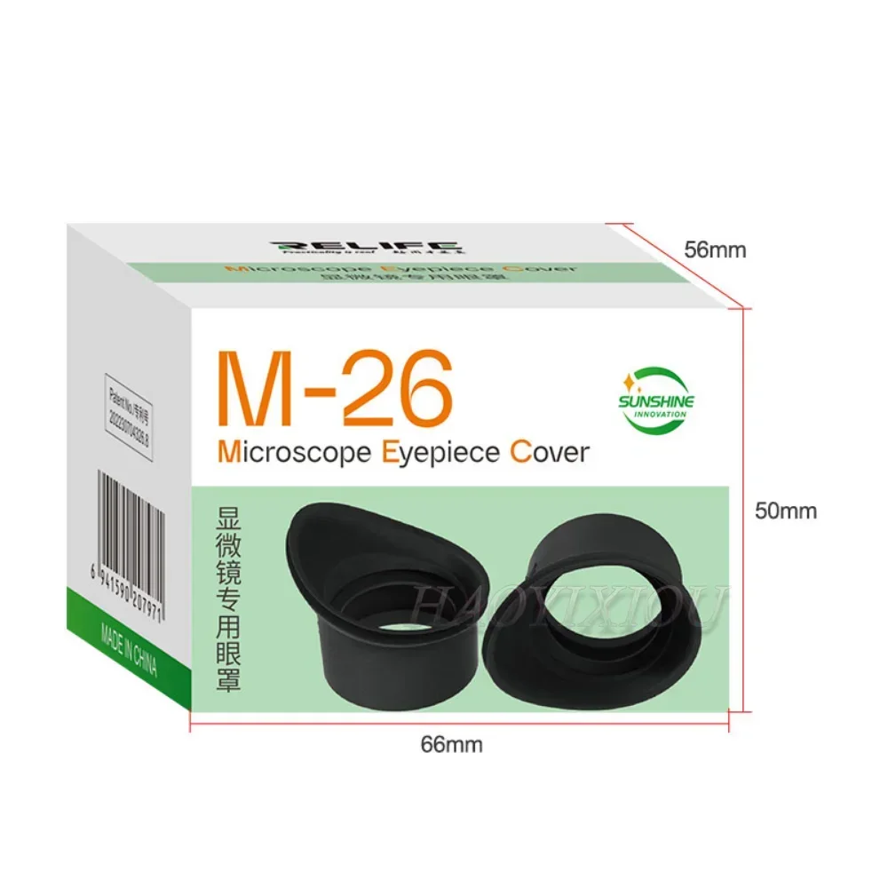 RELIFE M-26 Microscope 3D Goggles Rubber Eyepiece Cover Guards silicone Eyecup Most stereo microscopes Strong shading effect eye protector cups microscope eyepiece stereoscopic microscope eyepiece