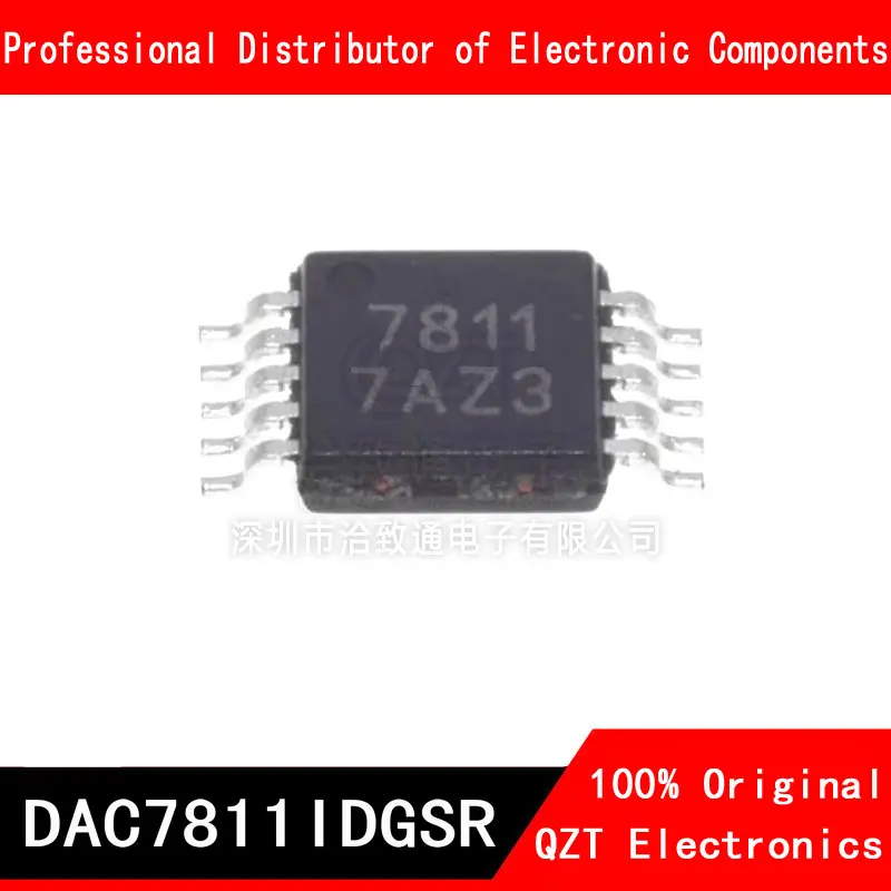 

10pcs/lot DAC7811IDGSR MSOP DAC7811 DAC7811I DAC7811ID DAC7811IDG DAC7811IDGS 7811 MSOP-10 new original In Stock