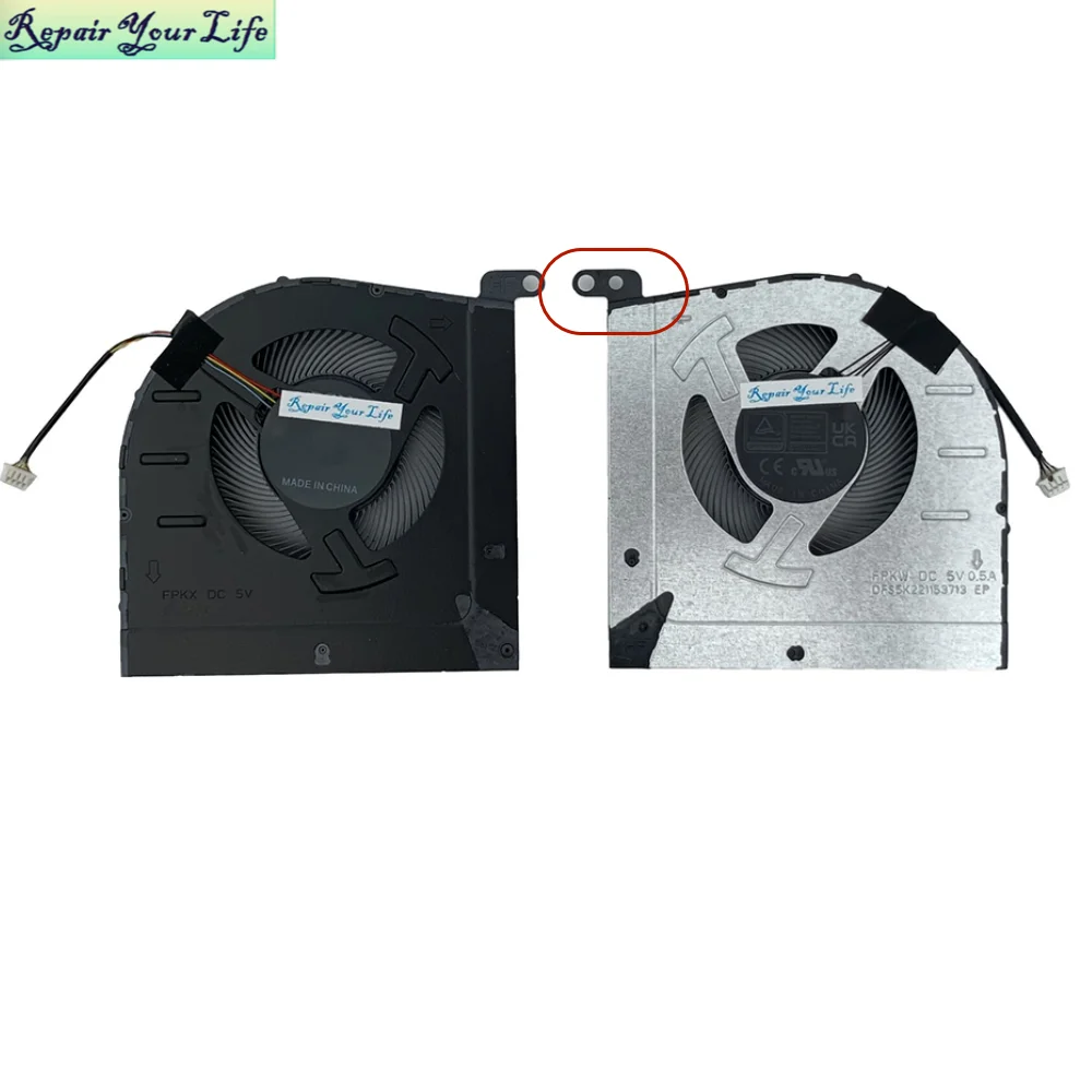 Ventilador Portátil para Lenovo Ideapad Gaming 15-iah7 15arh7 16iah7 82s9 82sa Gpu Cpu Cooler Radiator Repair Components 15iah7