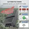 Greenhouse Film Roll Up Motors 2 Set Side Motor System with Intelligent Thermostat DC24V Safe Motor Water Resistant Install on 2