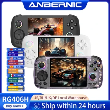 ANBERNIC RG406H RG 406H Handheld Game Console 4inch IPS Multi-touch Screen Retro Video Games Players Support 5G WIFI FOTA Update 1