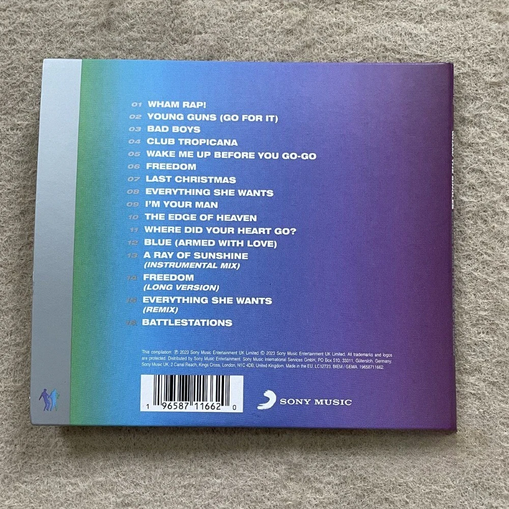 Wham The Singles CD 그레이트 히트즈 80년대 팝 조지 마이클 라스트 크리스마스 웨이크 미 업 새 상품 베스트 오브 컬렉션