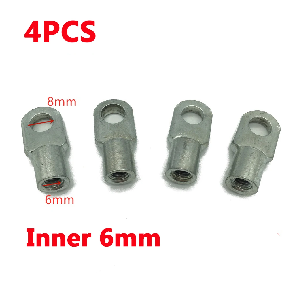 4Pcs M8/M6 Universal 10mm Rear Boot Front Bonnet Gas Strut End Fitting Connector Ball Pin Joint Valve Spring Screw gas strut fitting
