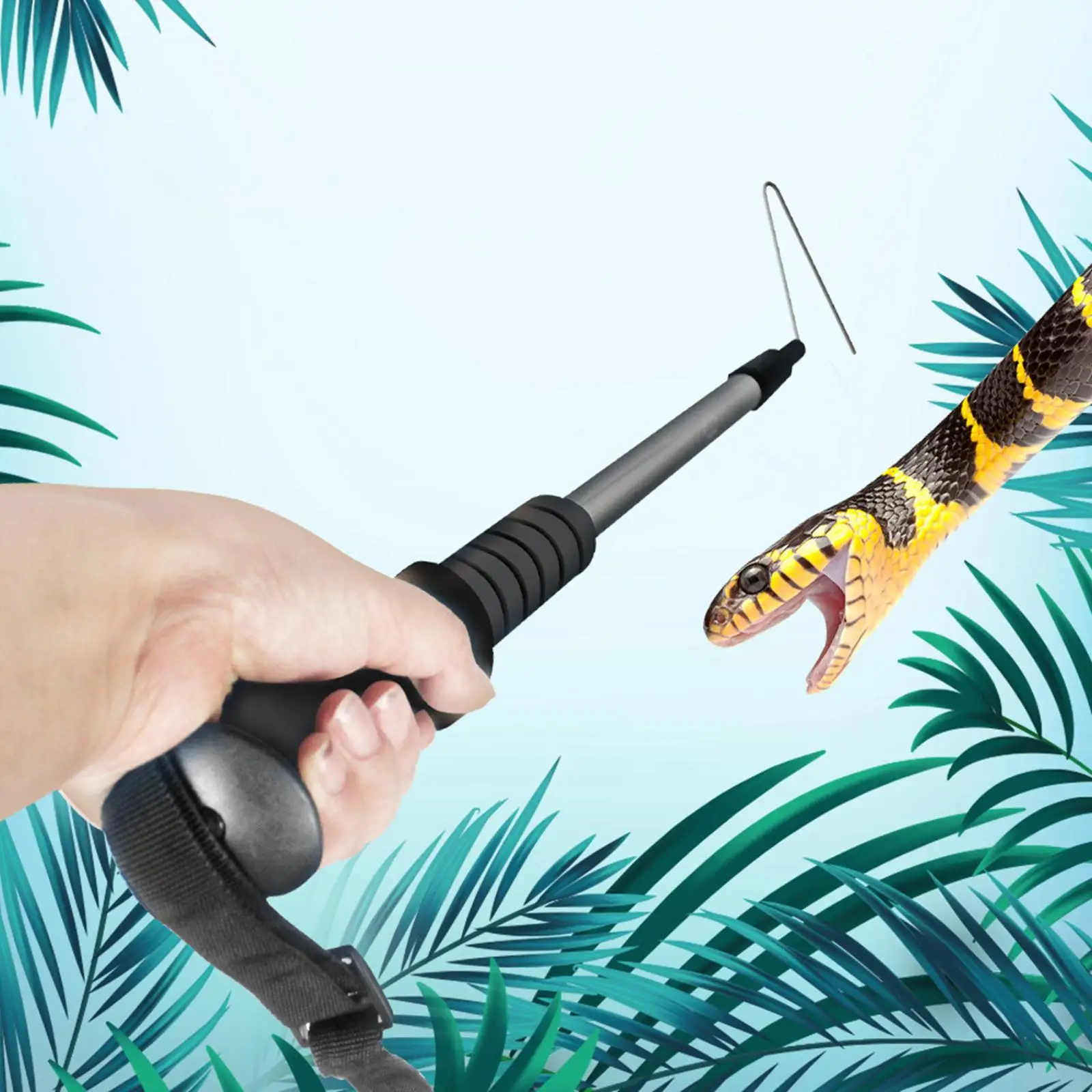 Telescoping Extensible Snake Hook Reptile Hook for , Rattlesnake, Small , & Handling