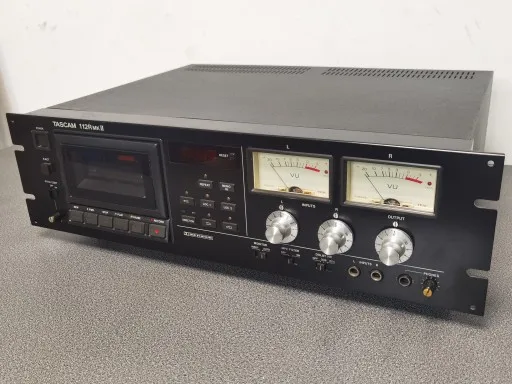 TASCAM-112R mkiiプロフェッショナルカセットプレーヤー、ダブル