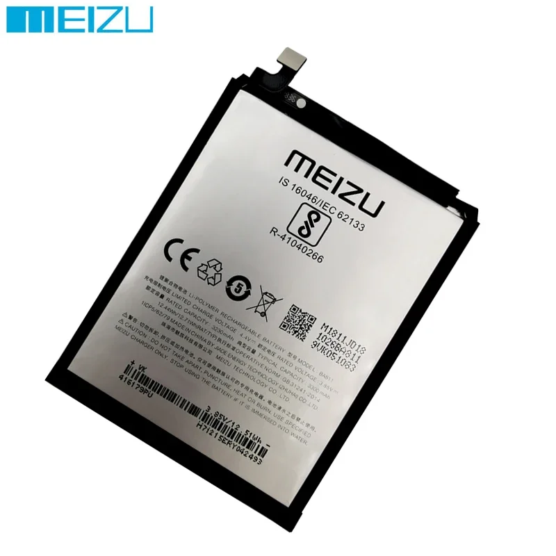 100% Original 3300mAh BA811 Battery For Meizu M6T Meilan 6T M811Q M811H M811M M811S M811T Cell Mobile Phone Batteries Bateria