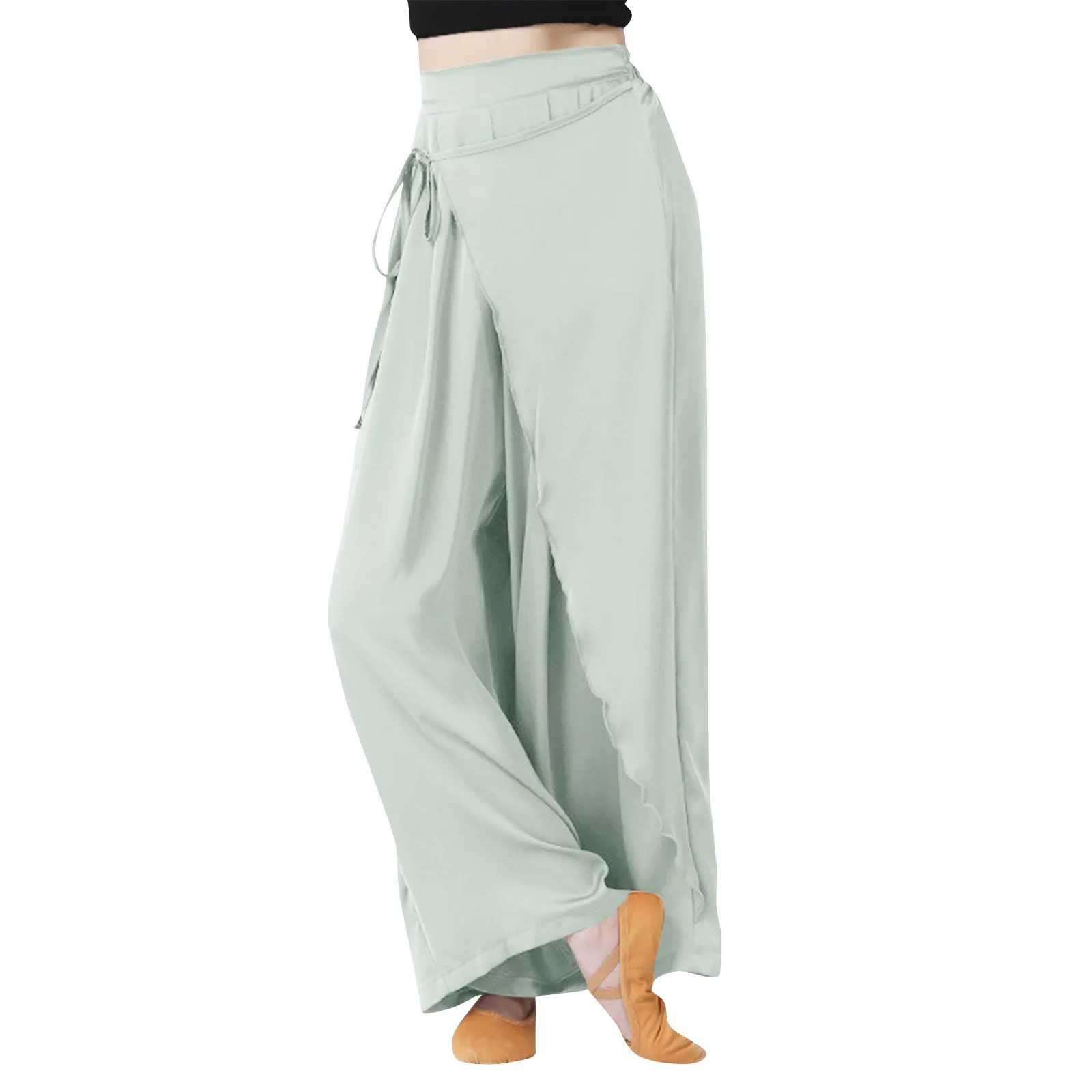 

Женские Штаны Для Йоги, повседневные свободные прямые широкие брюки с цветочным узором, однотонные универсальные летние тонкие спортивные брюки с укороченными штанинами