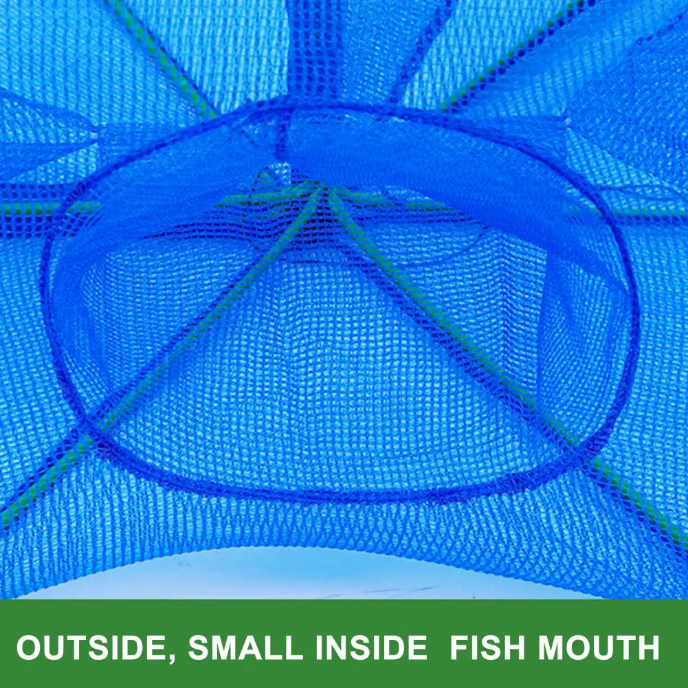 

No Installation Fishing Net Collapsible Fishing Trap for Catching Minnows Crayfish Shrimp Hexagon/octagon Design for Easy