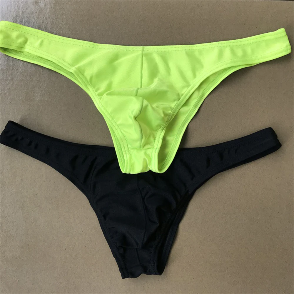Men's Sexy Swimwear Male Low Waist Swim Briefs Bikini Swimsuit Thong Tangas Surfing Shorts Beach Swimming Wear Man Beachwear - 5