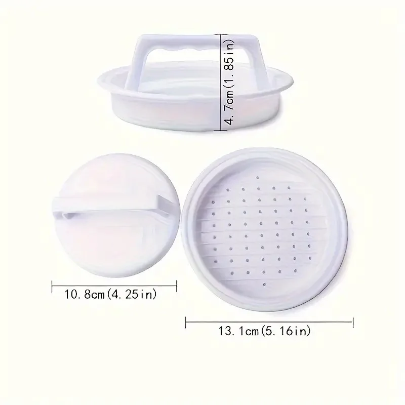 1pc Hamburger Press Stuffed Burger Press Plastic Meat Grill Party BBQ Burger Maker Mould Hamburger Maker Kitchen Tool
