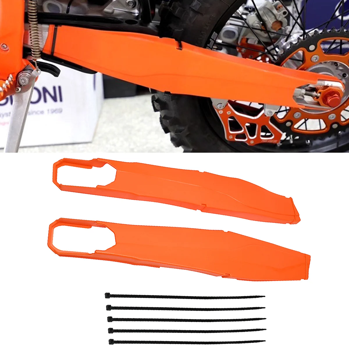 

Motorcycle Swingarm Swing Arm Protector Cover Guard For KTM EXC EXC-F XC-W XCF-W 150 200 250 300 350 450 500 2012-2021 2022 2023