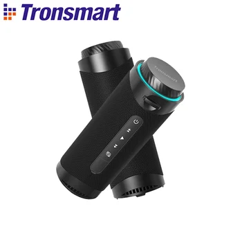 Tronsmart T7 스피커 블루투스 스피커, 360 도 서라운드 사운드, 블루투스 5.3, LED 모드, 트루 무선 스테레오 앱
