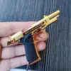 Csnoobs Detachable Alloy 1:3 92f Pistol Model G17 Toy Gun Keychain Fake Gun Decoration Military Fan Collection Gift for Adult 3