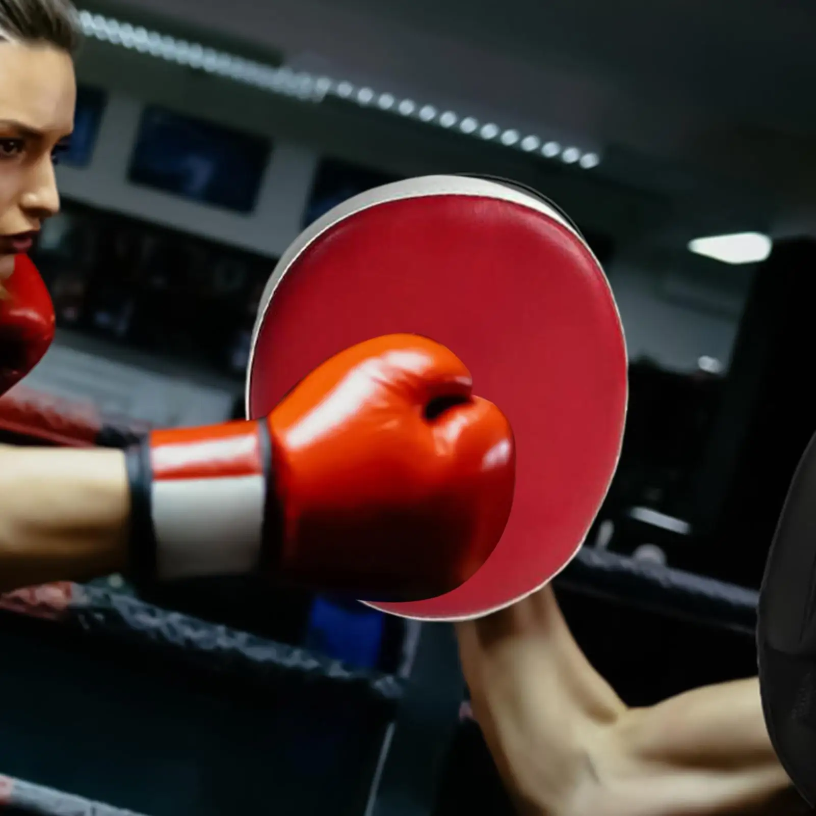 1pc Boxing Mitts Shock Absorption Kickboxing Strike Shield Training Focus Pads for Men Women Professional Fighters Fitness