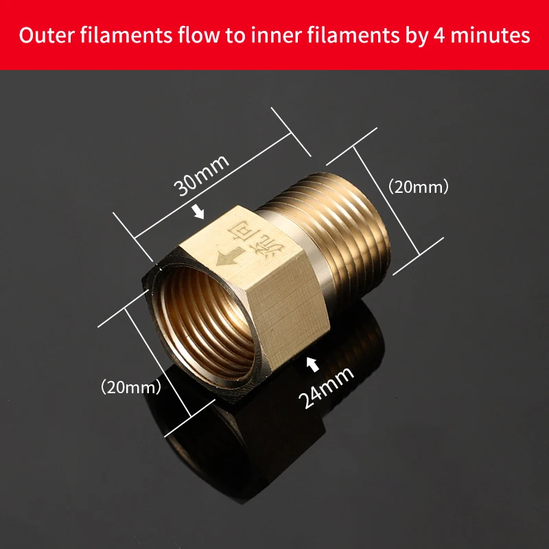 Male Female Check Valve One Way Non-return Valve Water Heater Toilet Water Pipes check valve