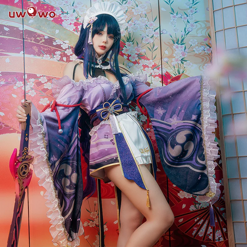 原神　雷電将軍　メイド　コスプレ　uwowo製 ラストバッチ UWOWO 雷電将軍 コスプレ メイド衣装 原神 ファン
