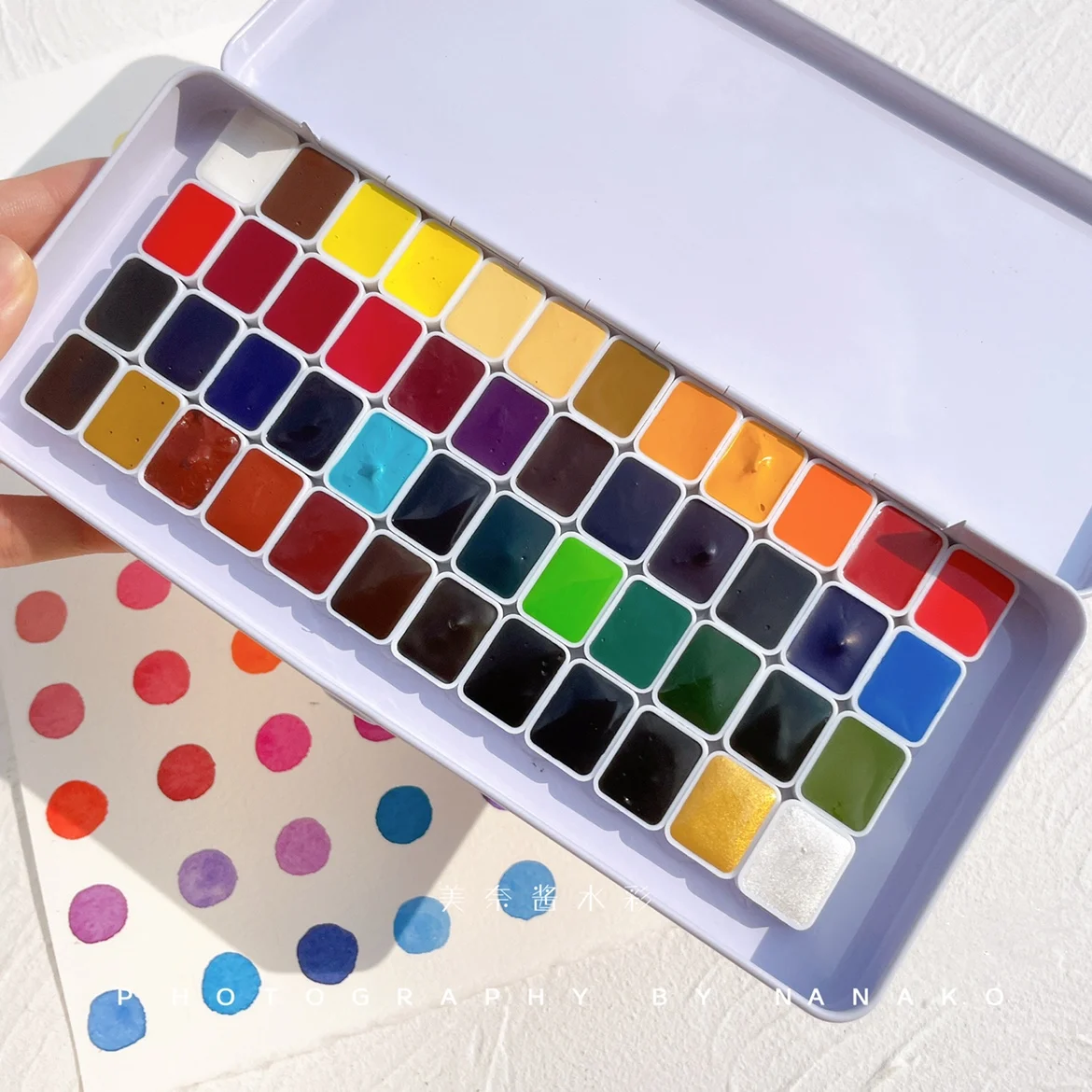Original Schmincke Artist Watercolor Paint Solid Limited Color Watercolor 24/36/48 Colors Master Drawing Art Supplies