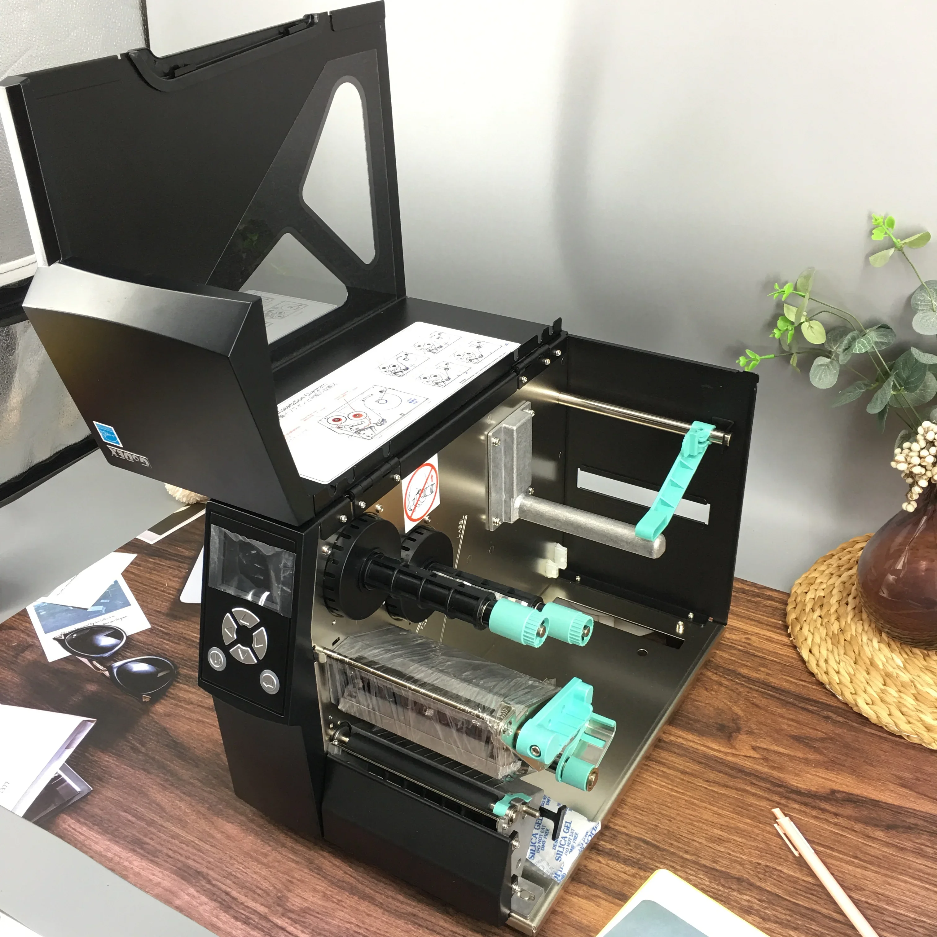 Godex 라벨 바코드 프린터, 데스크톱 산업용 열 프린터, 소매, 창고, 물류용, ZX420i, ZX430i, 203dpi