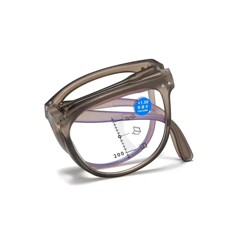 Occhiali da lettura multifocali progressivi pieghevoli portatili