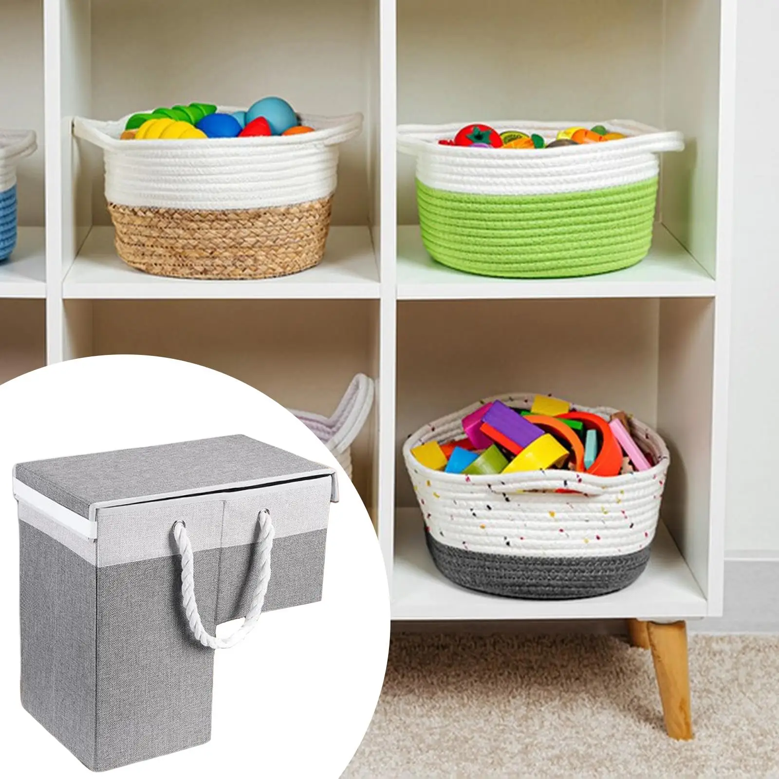 Stair Basket Modern Foldable Storage Bin Stair Step Basket for Toiletries Books Toys Snacks Household Items Stair Basket Modern Foldable Storage Bin Stair Step Basket for Toiletries Books Toys Snacks Household Items