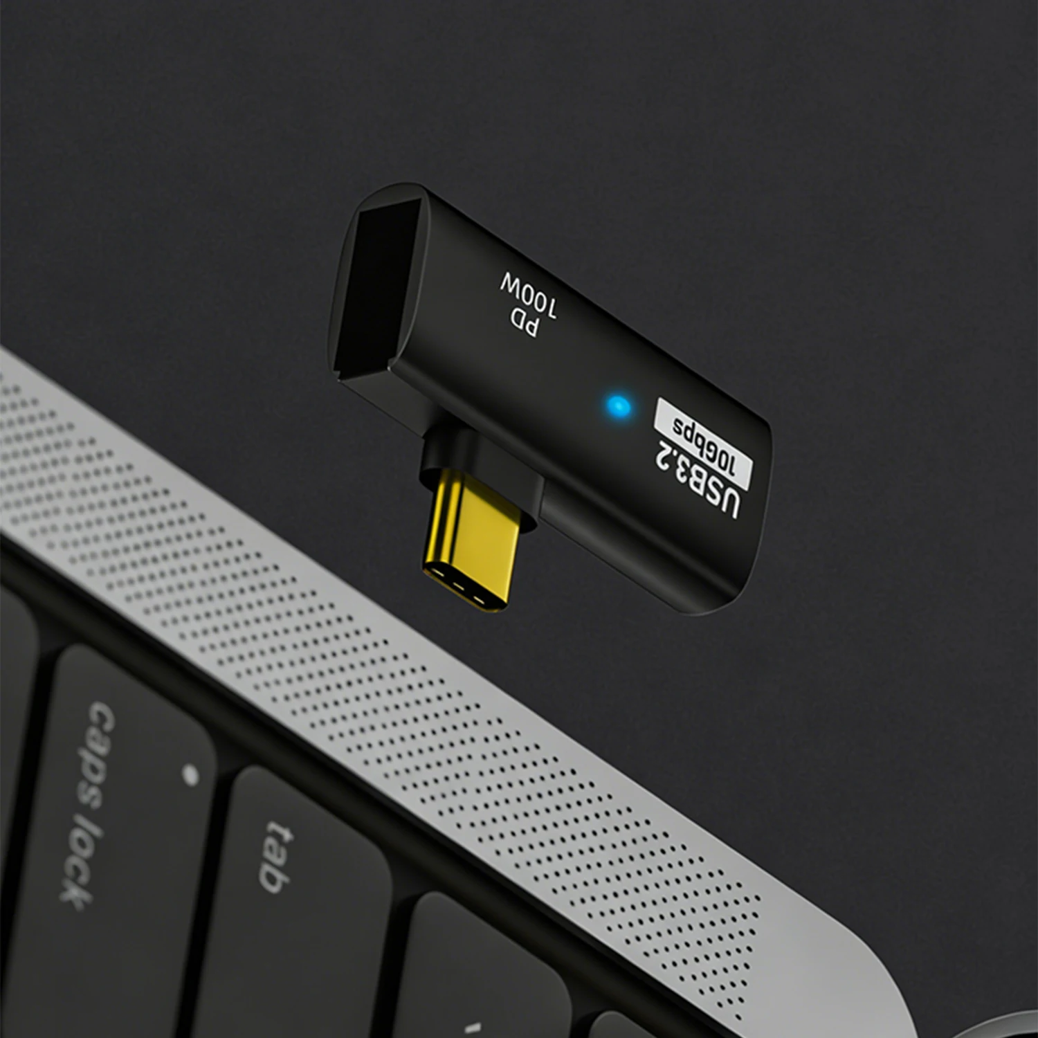 USB C 2-in-1 to USB 3.2 OTG 어댑터 PD 100W 충전 포트 10Gbps 썬더볼트 4/3 컨버터 (Rog Ally, Steam Deck, iPhone, iPad 호환)