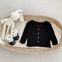 Vêtements de protection solaire pour filles, couleurs unies, légers, respirants, combinaisons climatisées, cardigans d'été à volants, jac 4
